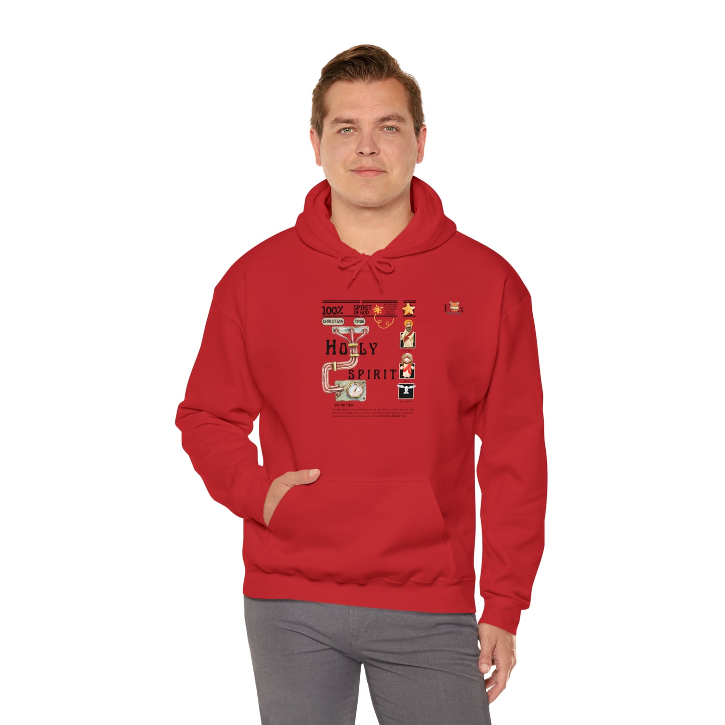 100% Holy Spirit- Unisex Hooded Sweatshirt