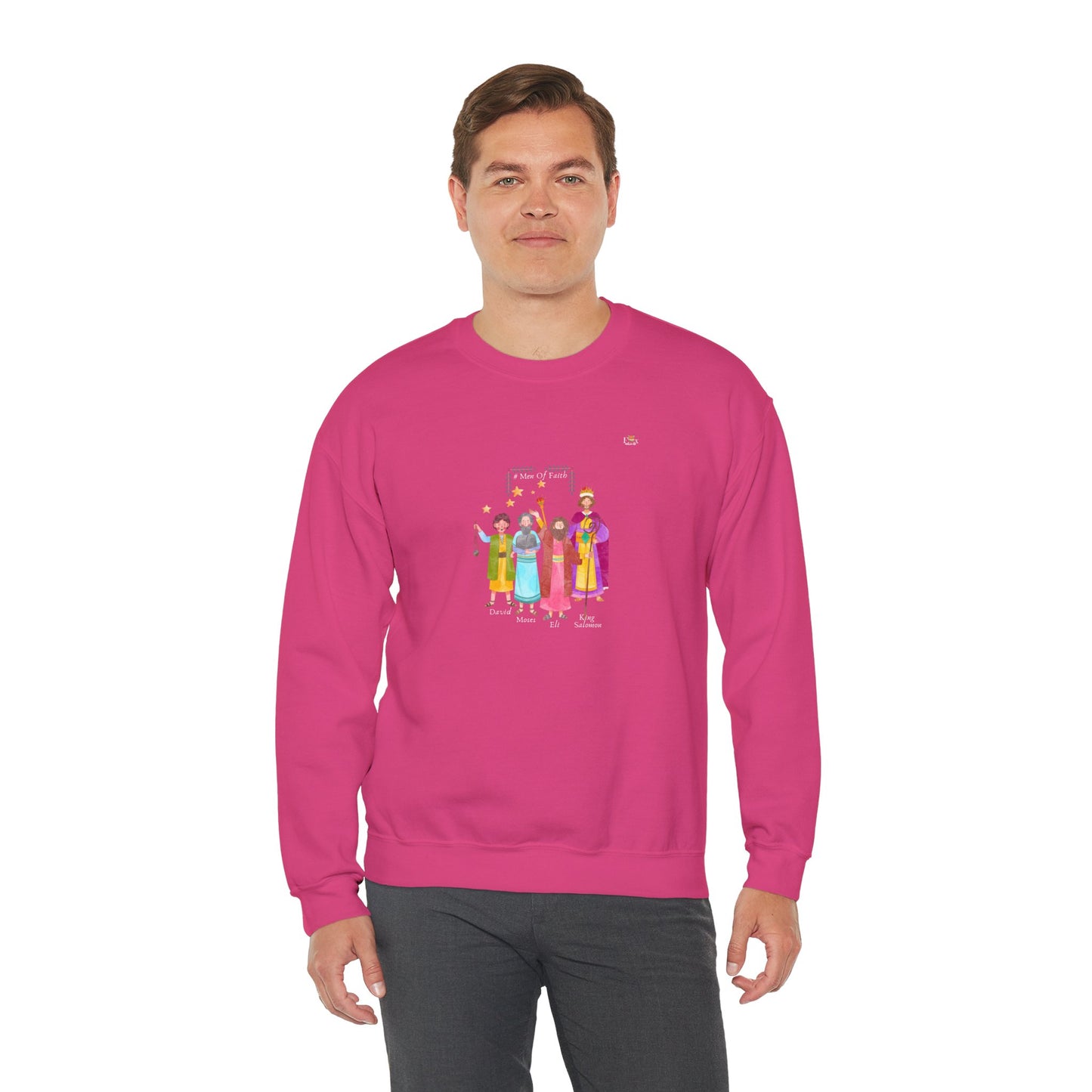 Men Of Faith- Unisex 2 sides -Crewneck Sweatshirt