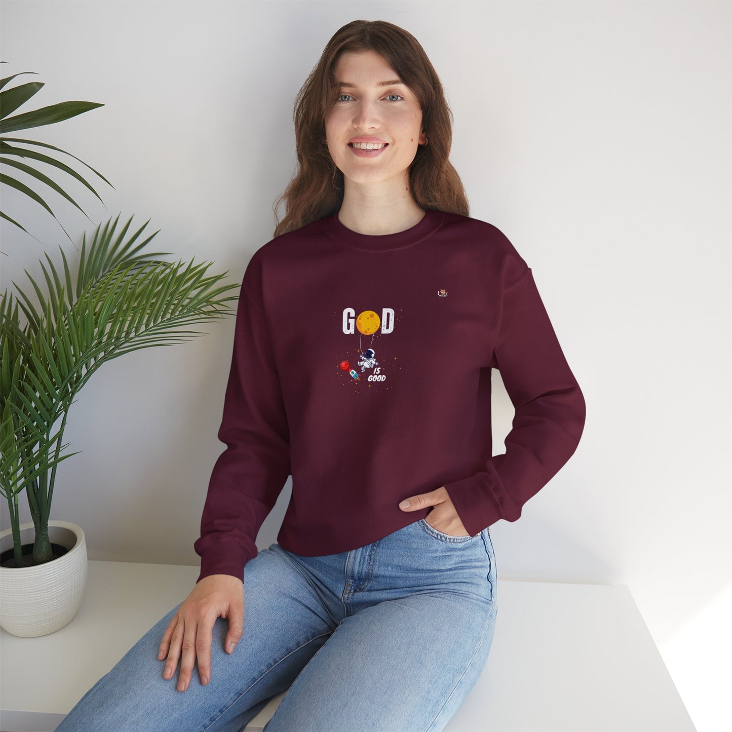 God is Good- Unisex Crewneck Sweatshirt