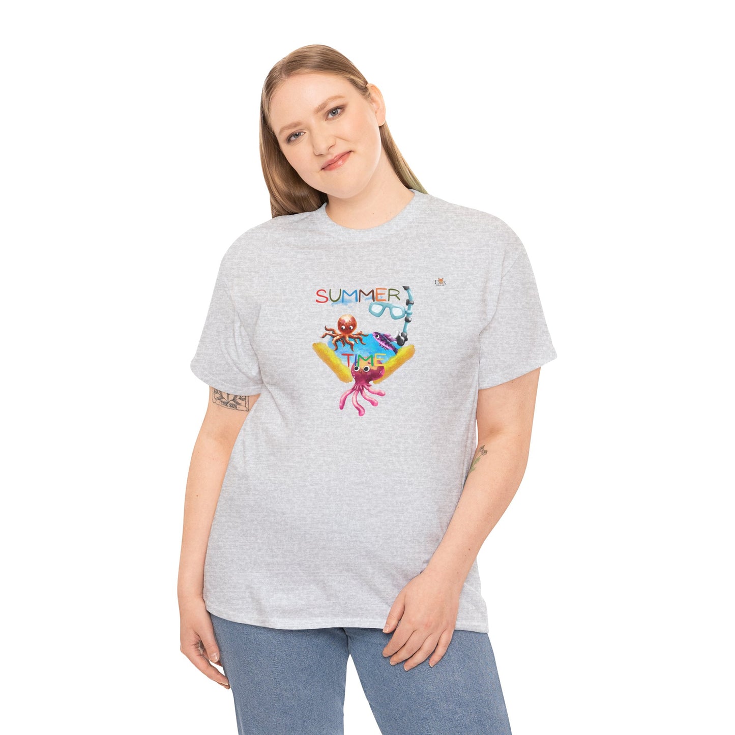 Summer and Octopus Good Time 1- T-Shirt