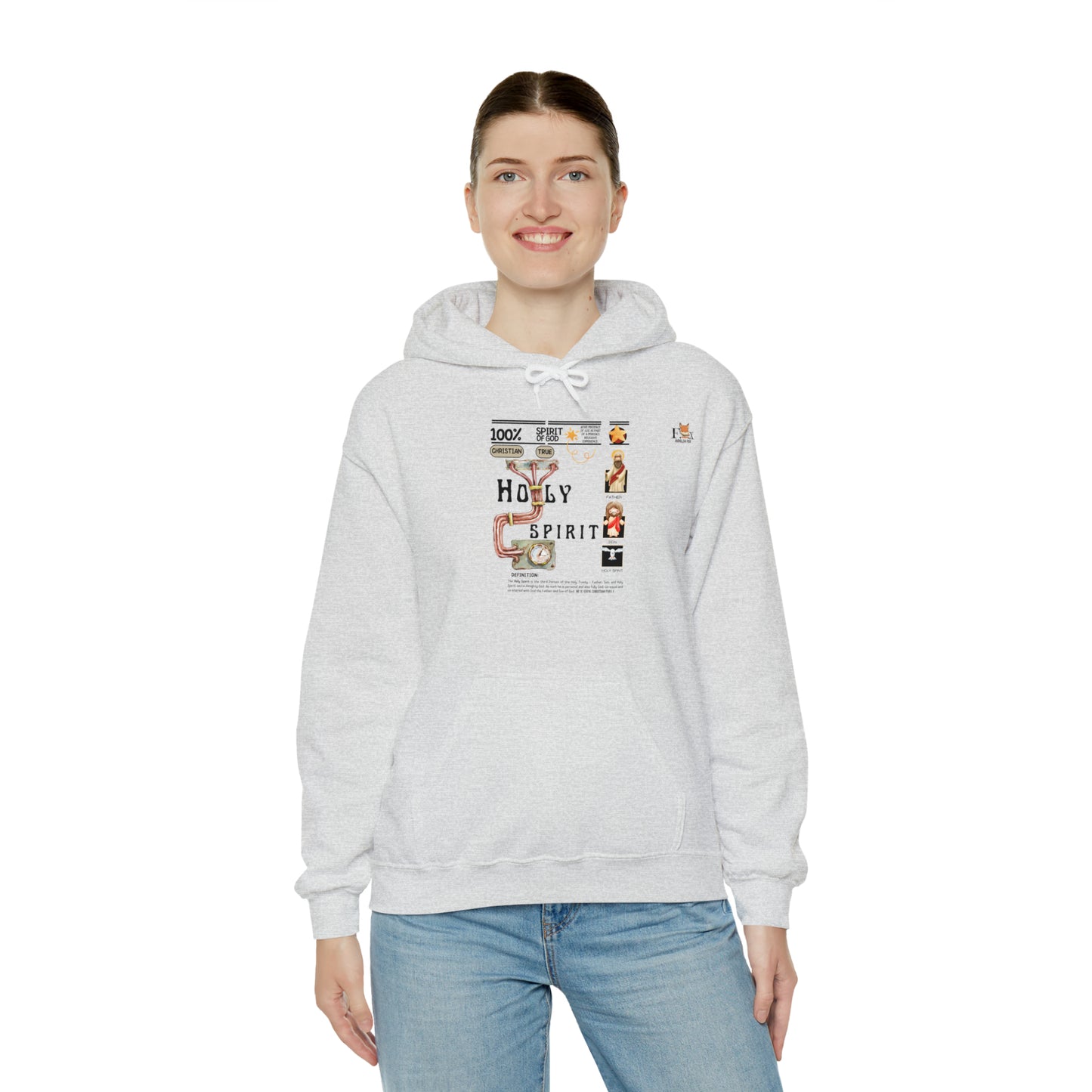 100% Holy Spirit- Unisex Hooded Sweatshirt