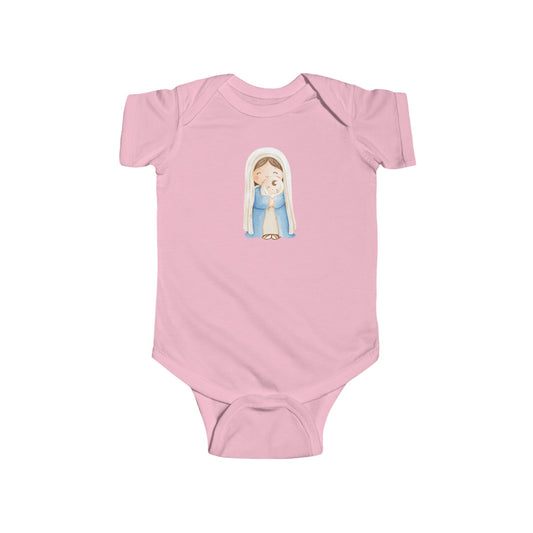 Mother Mary and Baby Jesus-  Unisex Infant Jersey Bodysuit