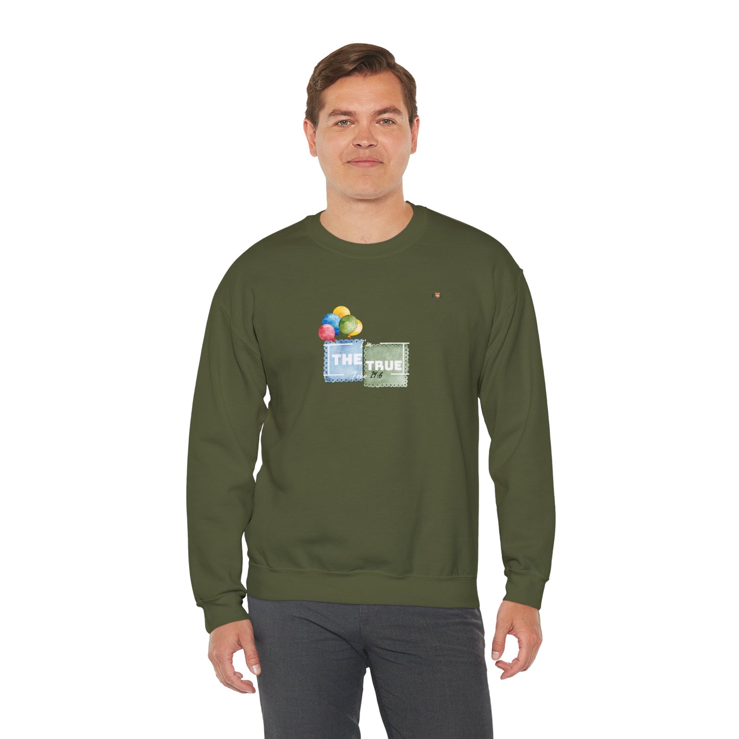 I Am The True- Balloons Edition- Unisex Crewneck Sweatshirt