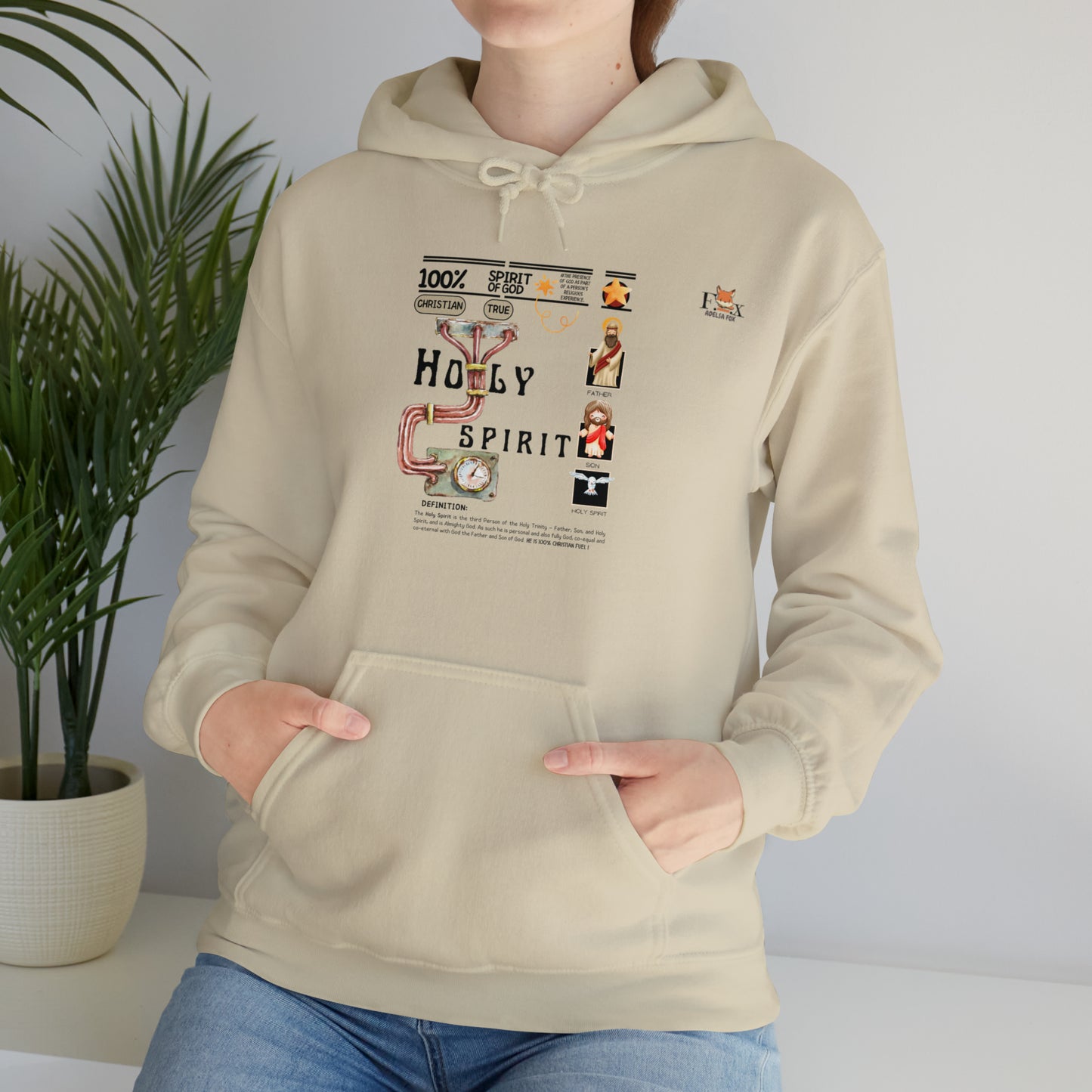 100% Holy Spirit- Unisex Hooded Sweatshirt
