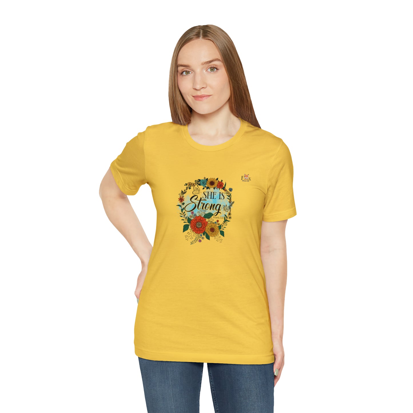 Flower crown - She is Strong Proverbs