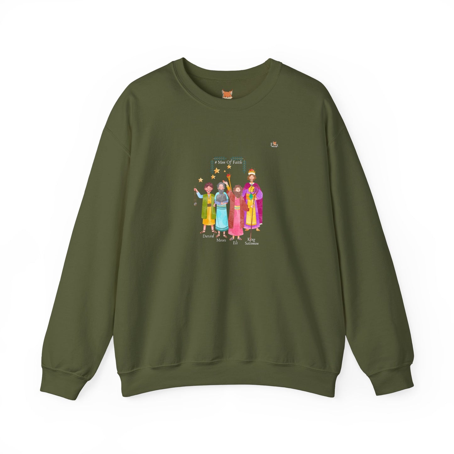 Men Of Faith- Unisex 2 sides -Crewneck Sweatshirt