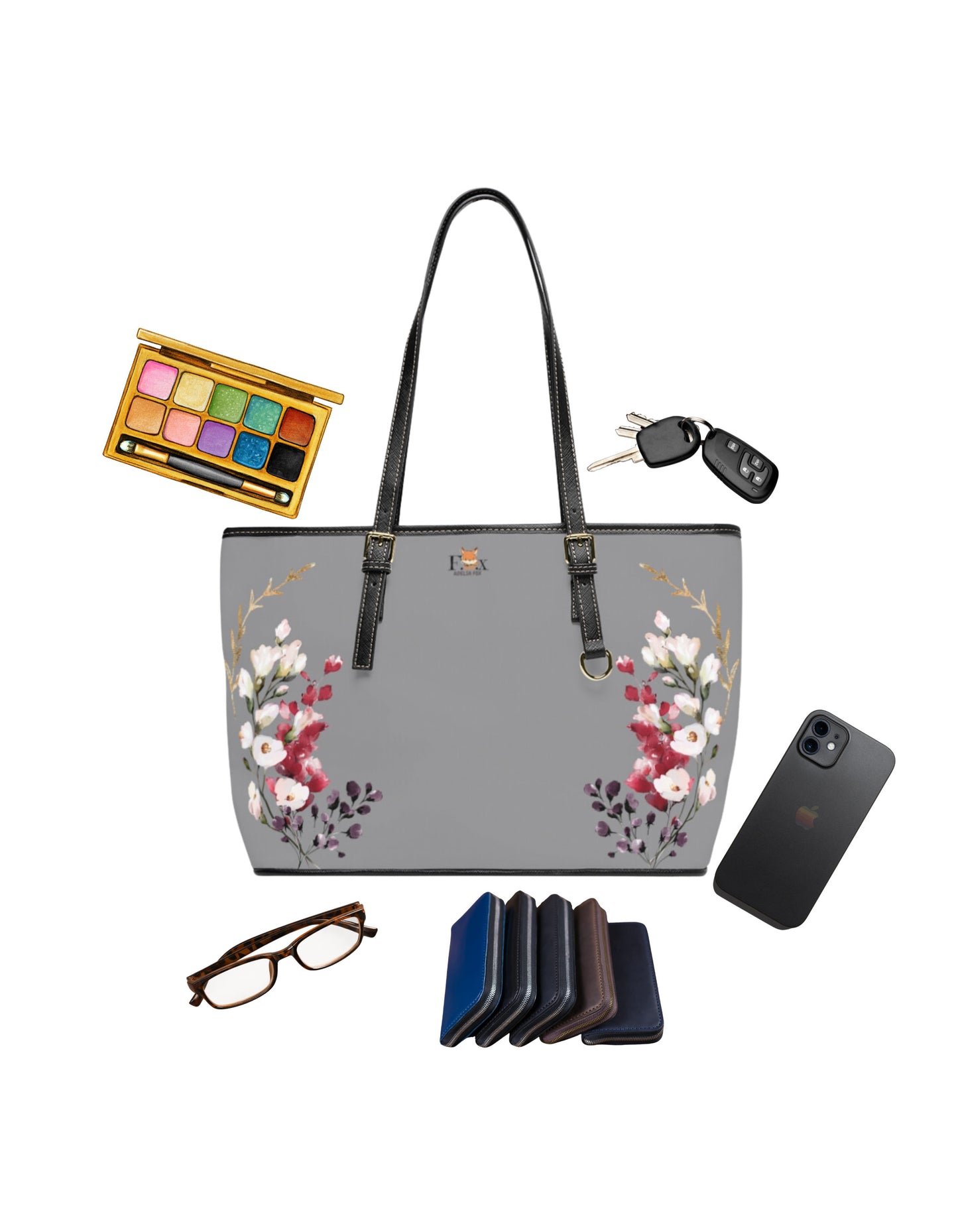 Flowereti Grey Collection Shoulder Bag