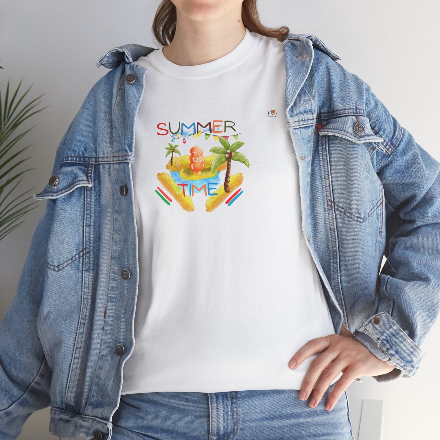 Tanning and Coconut Tree Good Time- T-Shirt