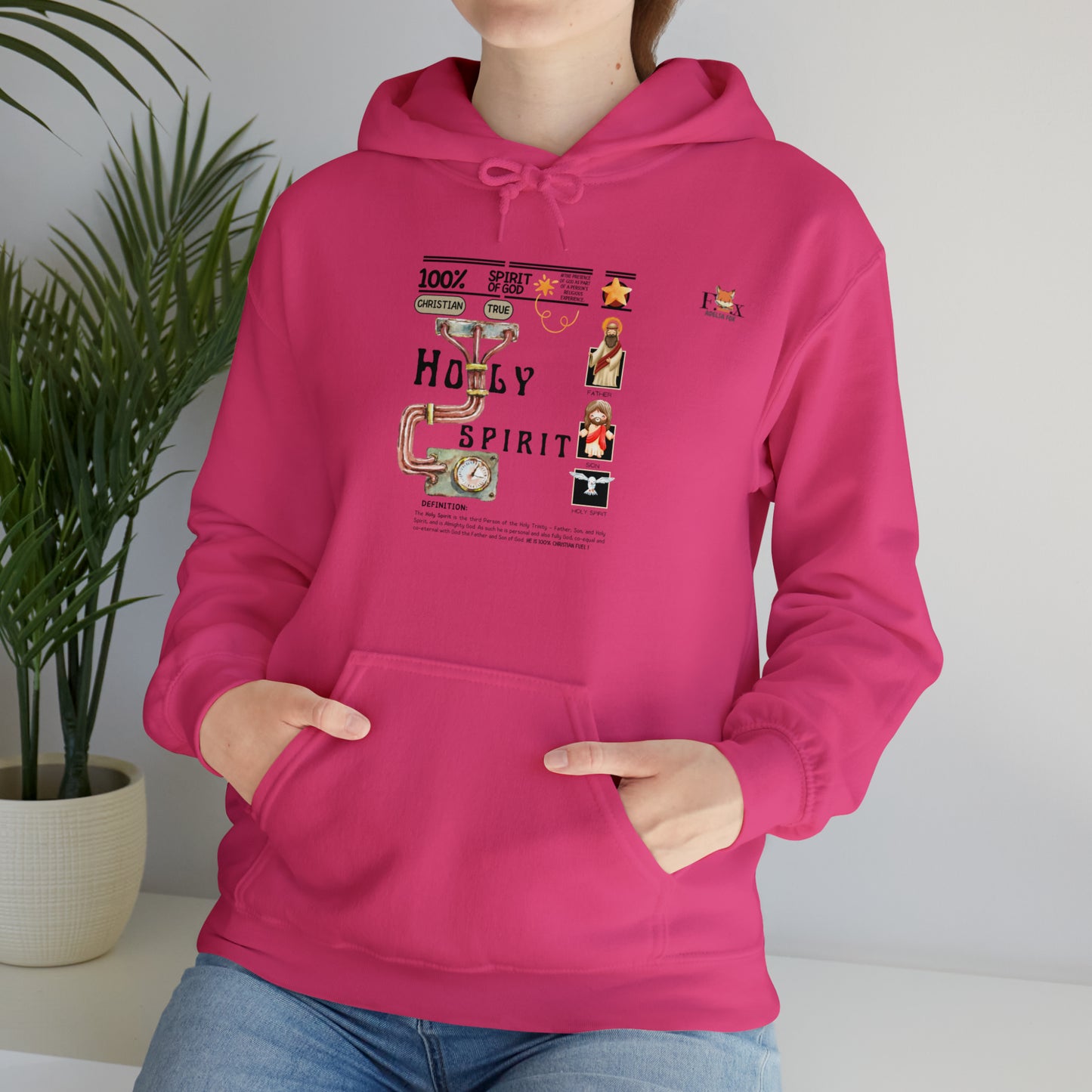 100% Holy Spirit- Unisex Hooded Sweatshirt