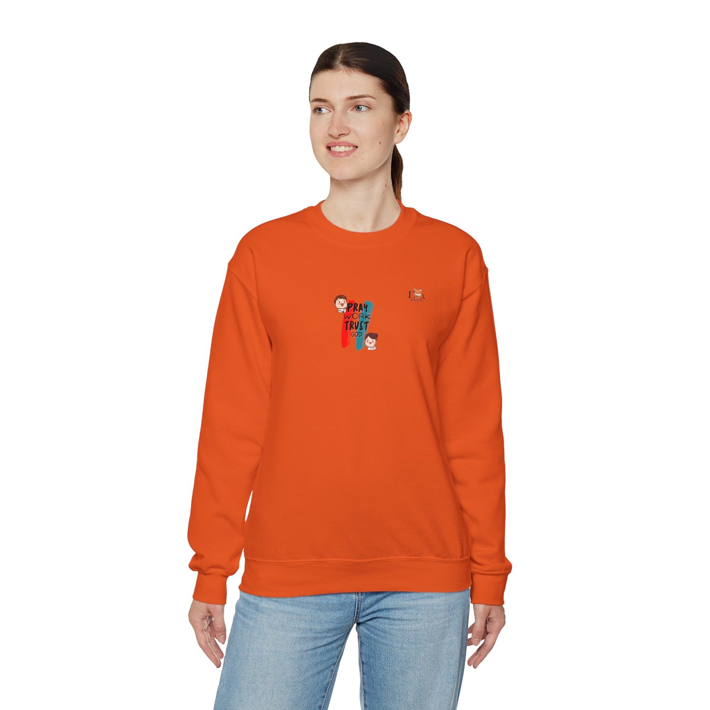Trust God- Unisex Crewneck Sweatshirt