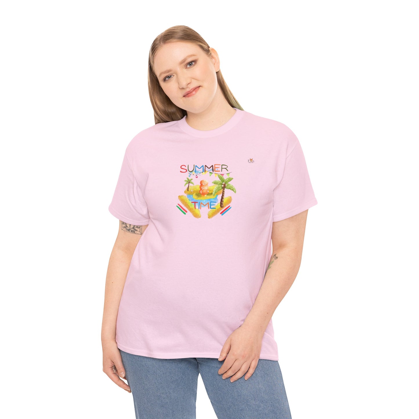 Tanning and Coconut Tree Good Time- T-Shirt