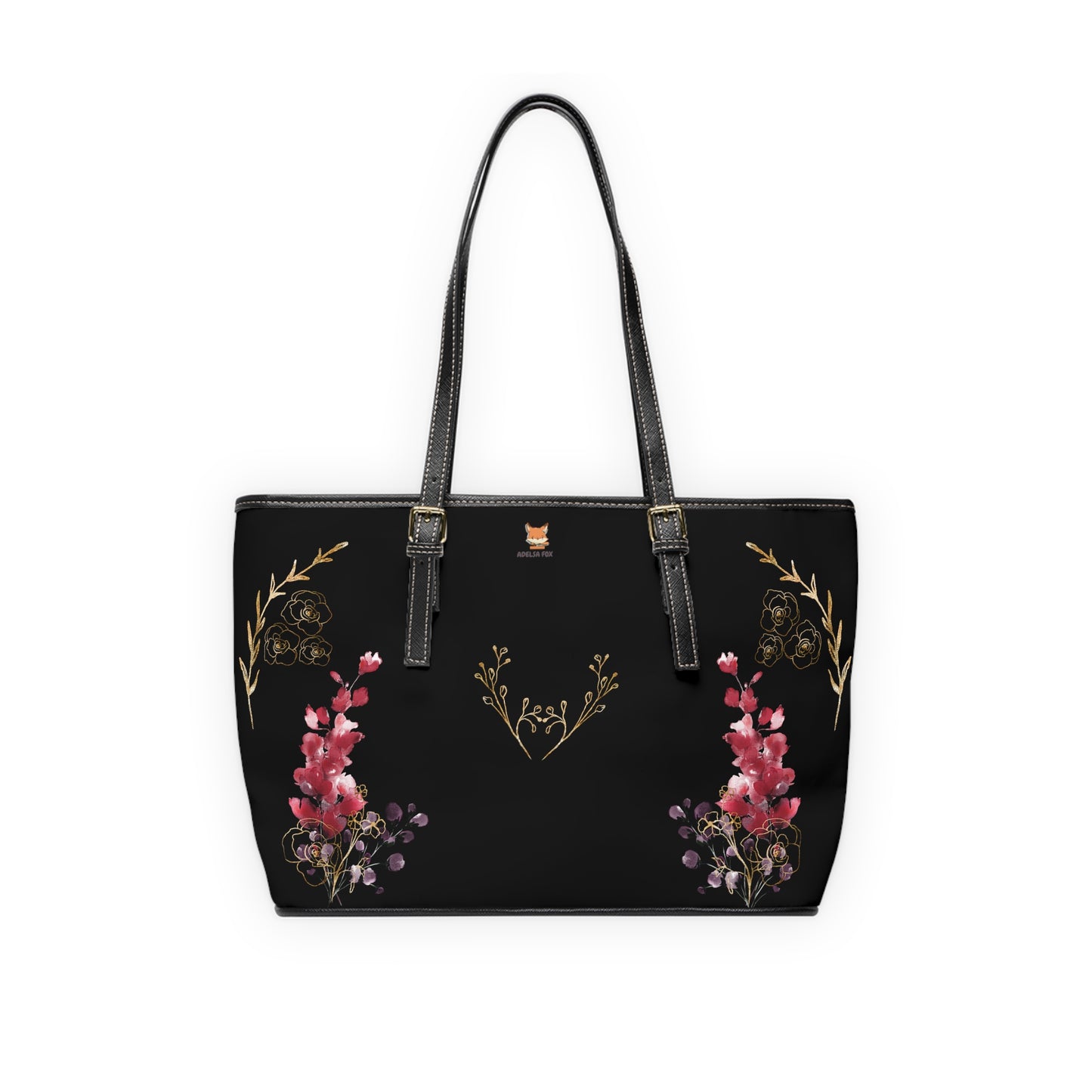 Flowereti 3 Gold Roses Collection Shoulder Bag