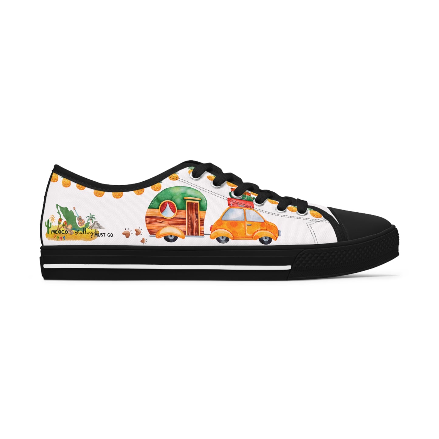 Mexico is calling & i must Go- Travel Edition - White Background Sneakers