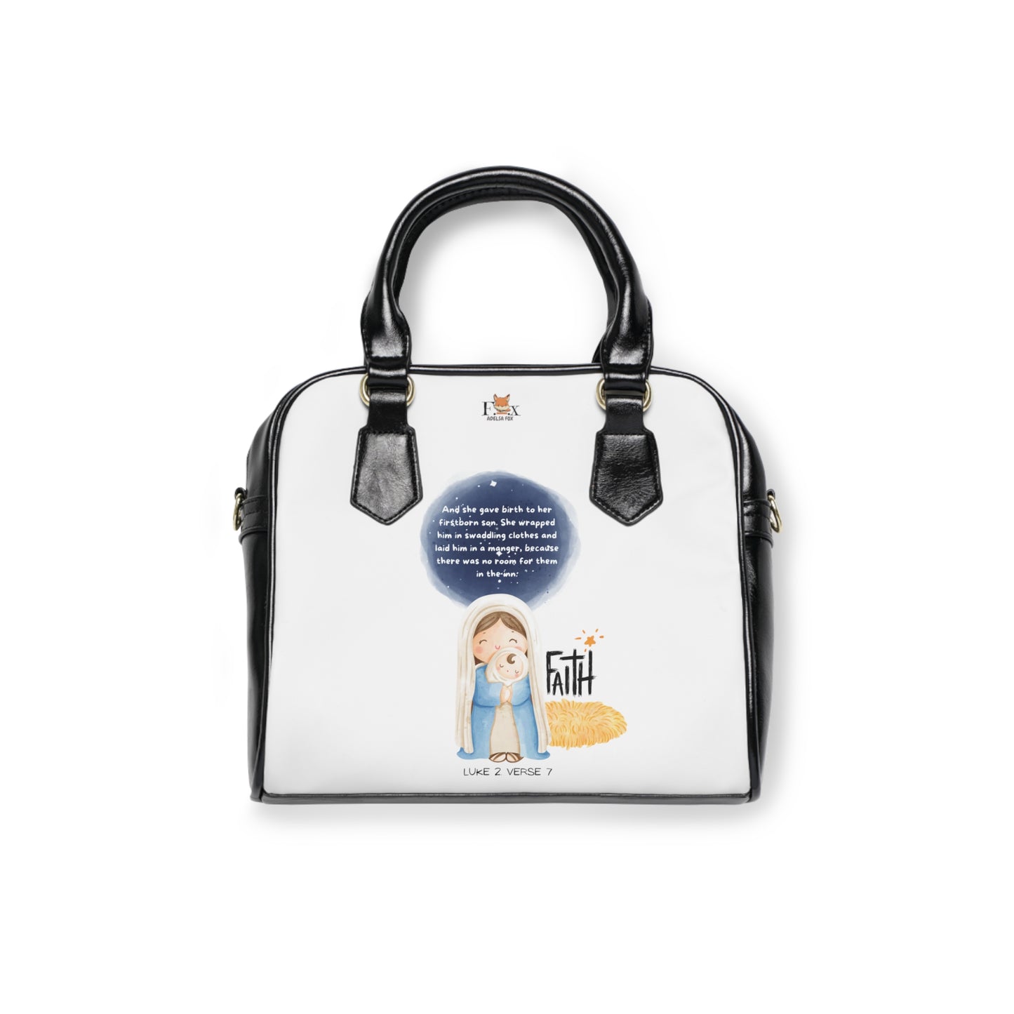 Mary and baby Jesus- 2 design- Shoulder Handbag