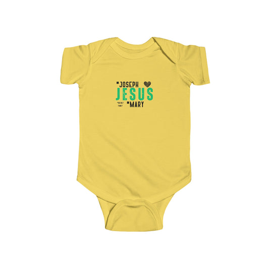 Jesus, Joseph and Mary-  Unisex Infant Jersey Bodysuit