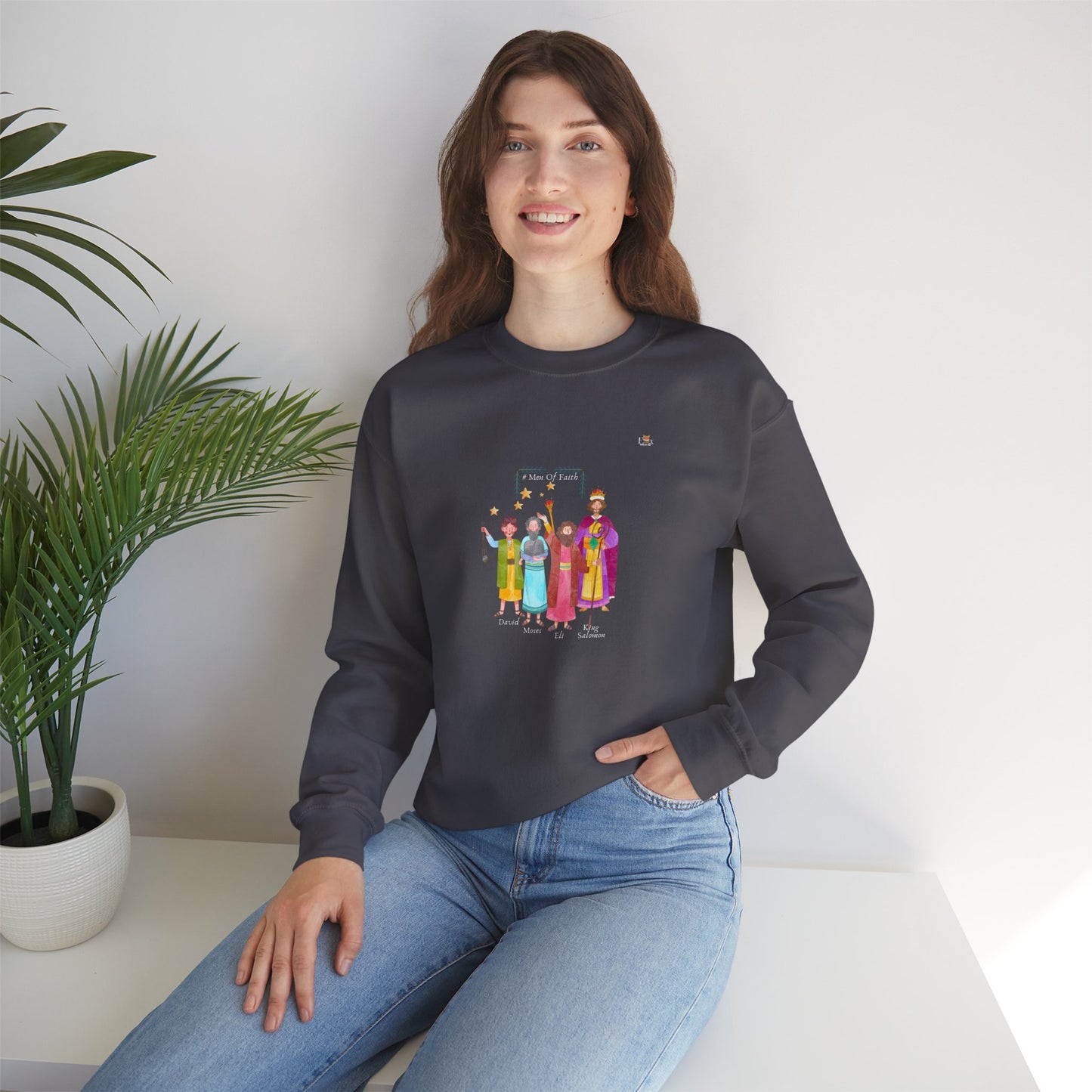 Men Of Faith- Unisex 2 sides -Crewneck Sweatshirt