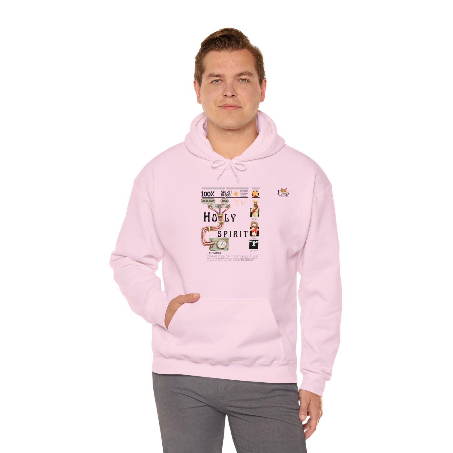 100% Holy Spirit- Unisex Hooded Sweatshirt