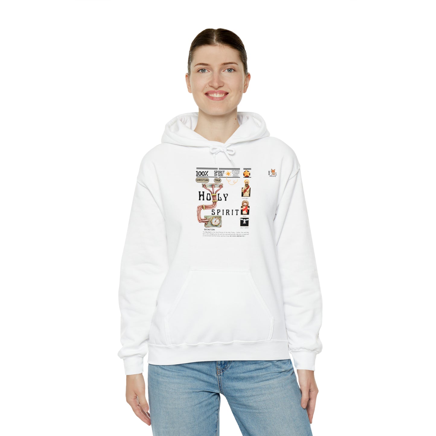 100% Holy Spirit- Unisex Hooded Sweatshirt