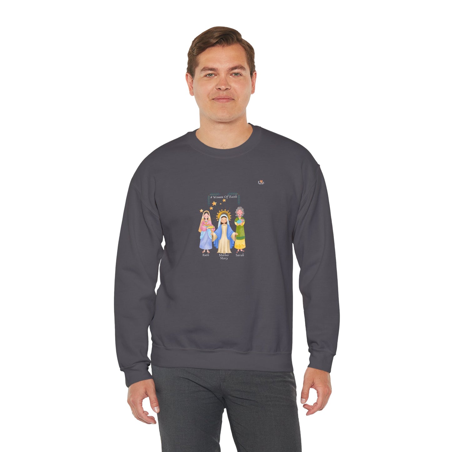 Women Of Faith- Unisex 2 sides -Crewneck Sweatshirt