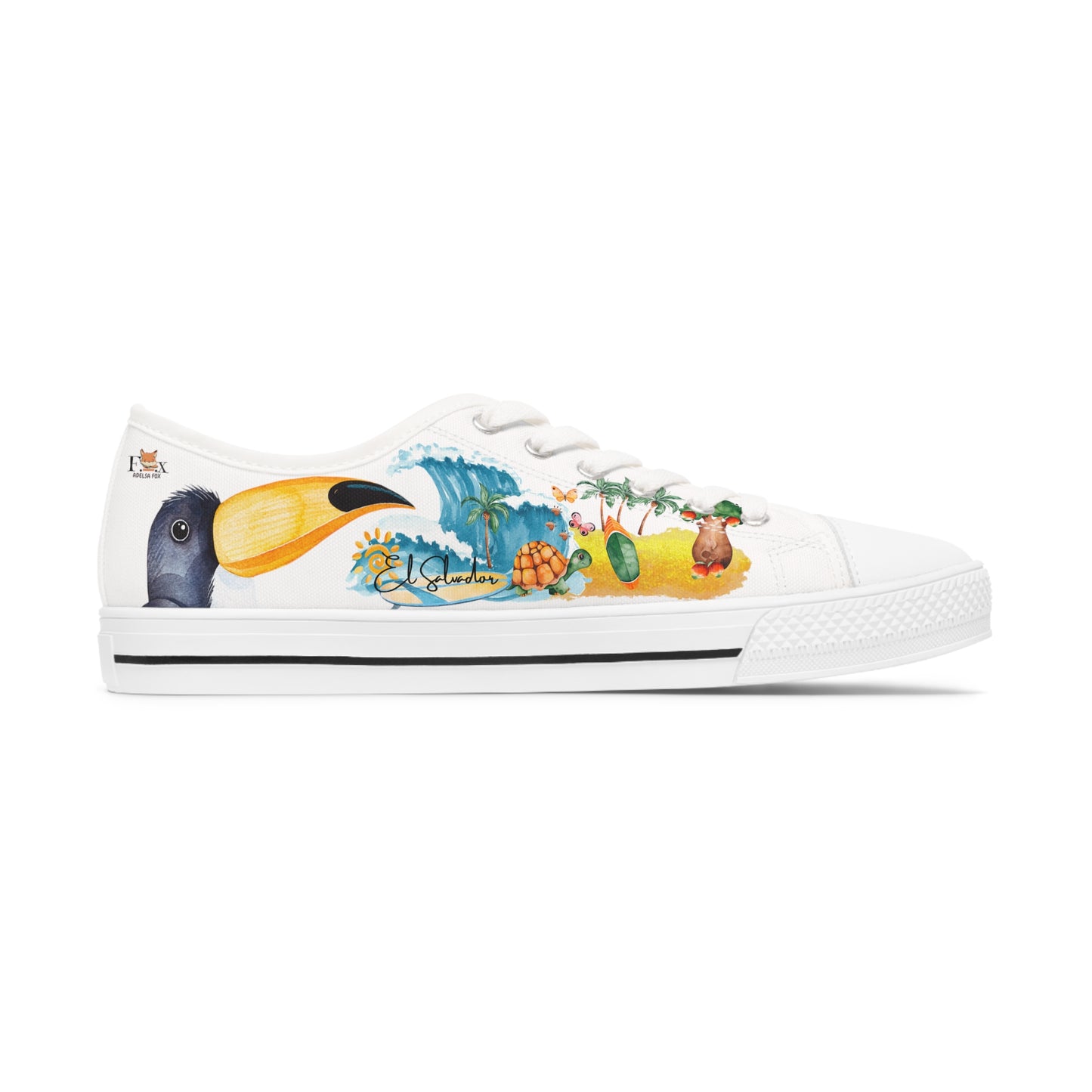 El Salvador is calling & i must Go- Travel Edition - White Background Sneakers