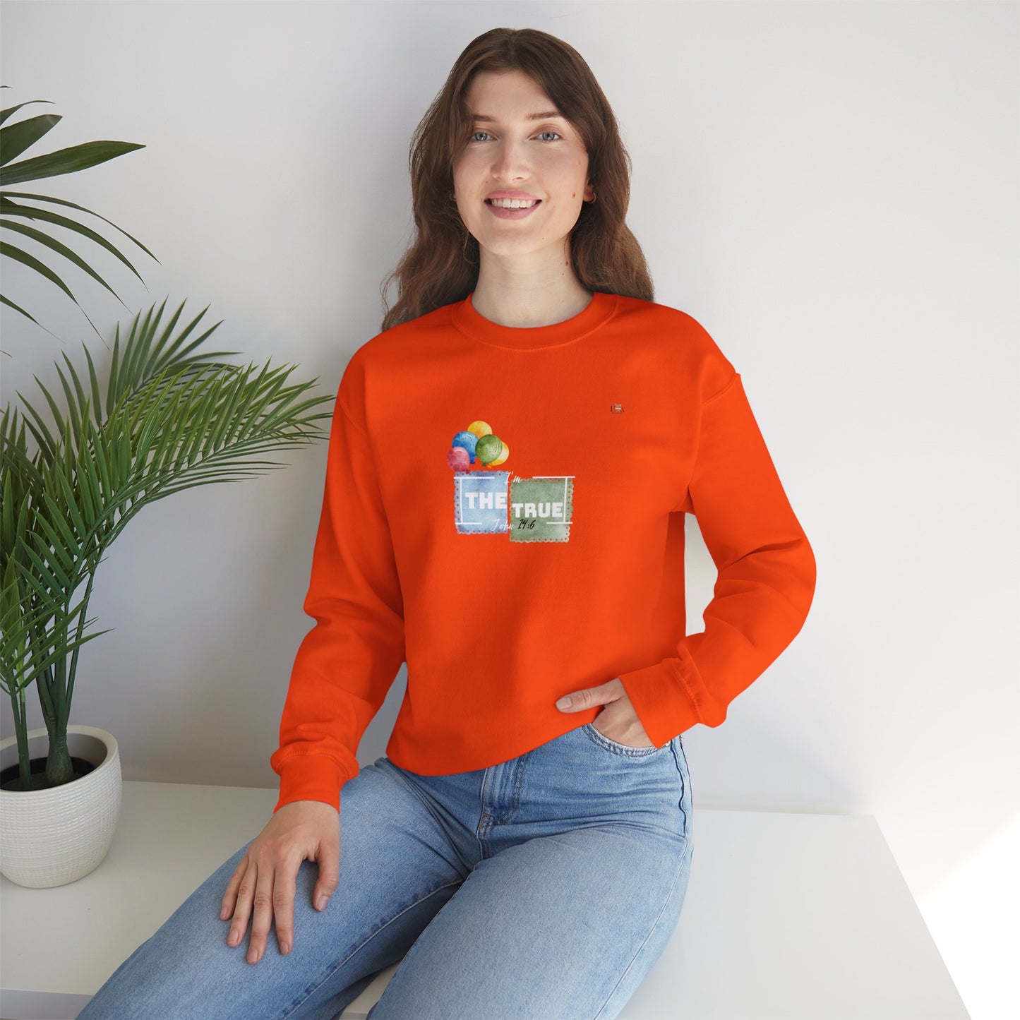 I Am The True- Balloons Edition- Unisex Crewneck Sweatshirt