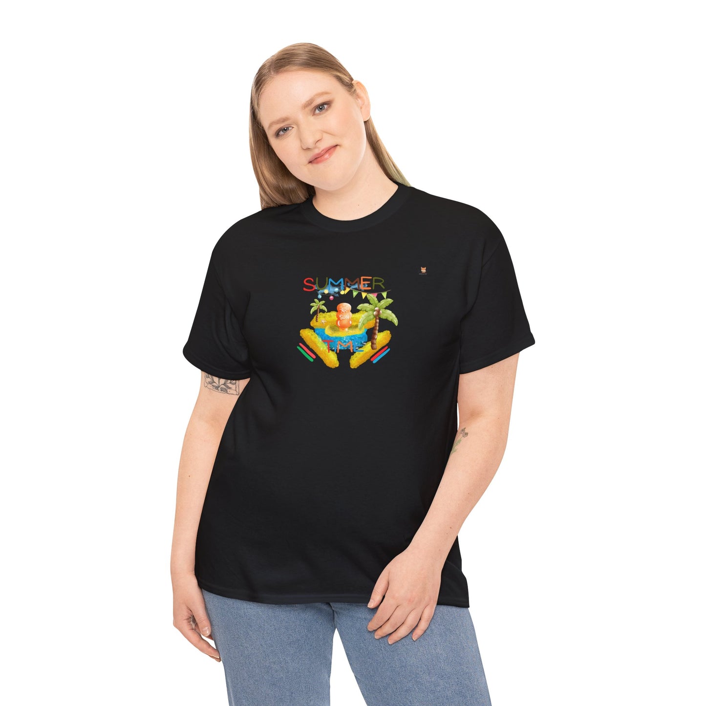 Tanning and Coconut Tree Good Time- T-Shirt