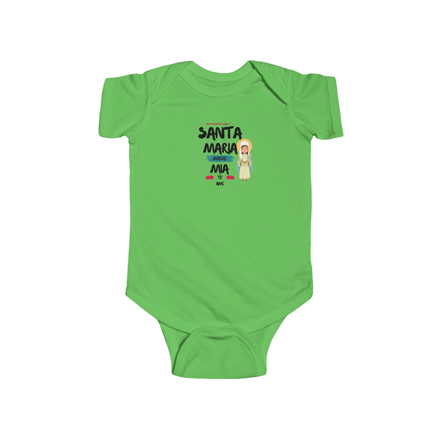 Santa Maria Te Amo- Unisex Infant Jersey Bodysuit