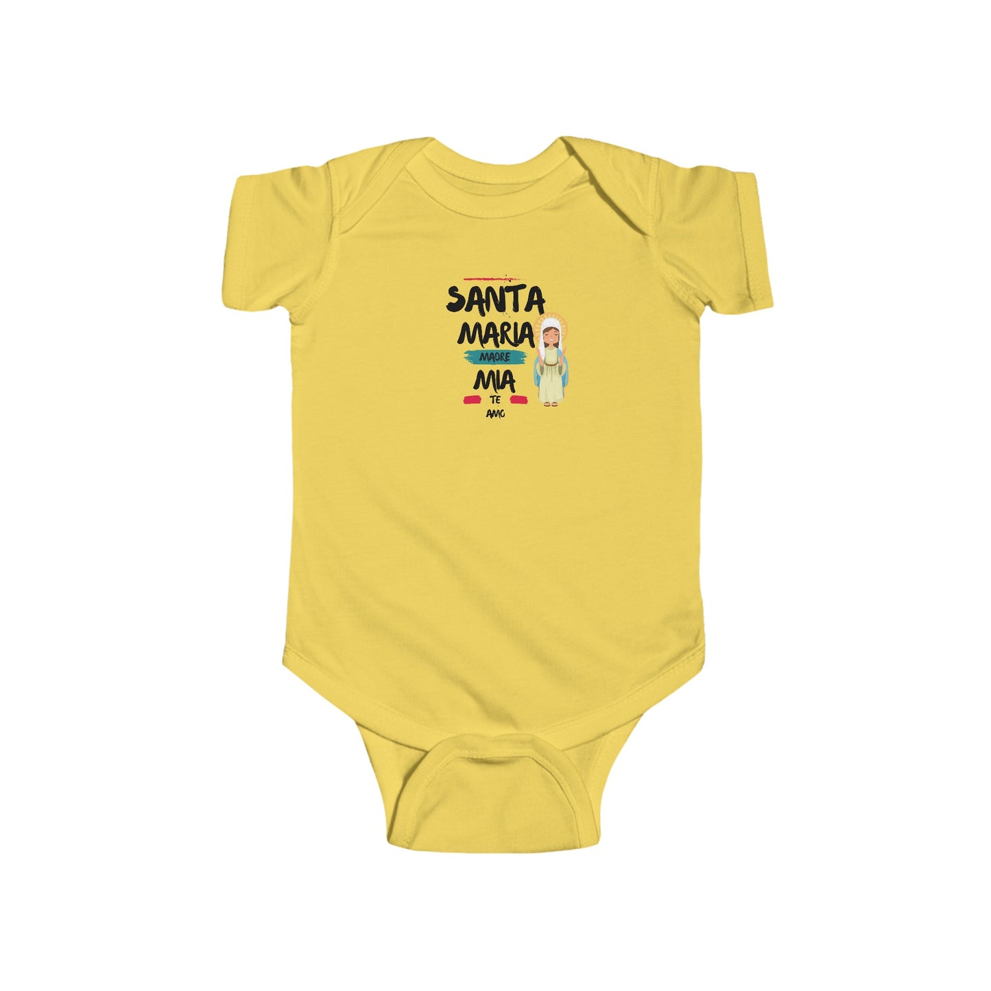 Santa Maria Te Amo- Unisex Infant Jersey Bodysuit