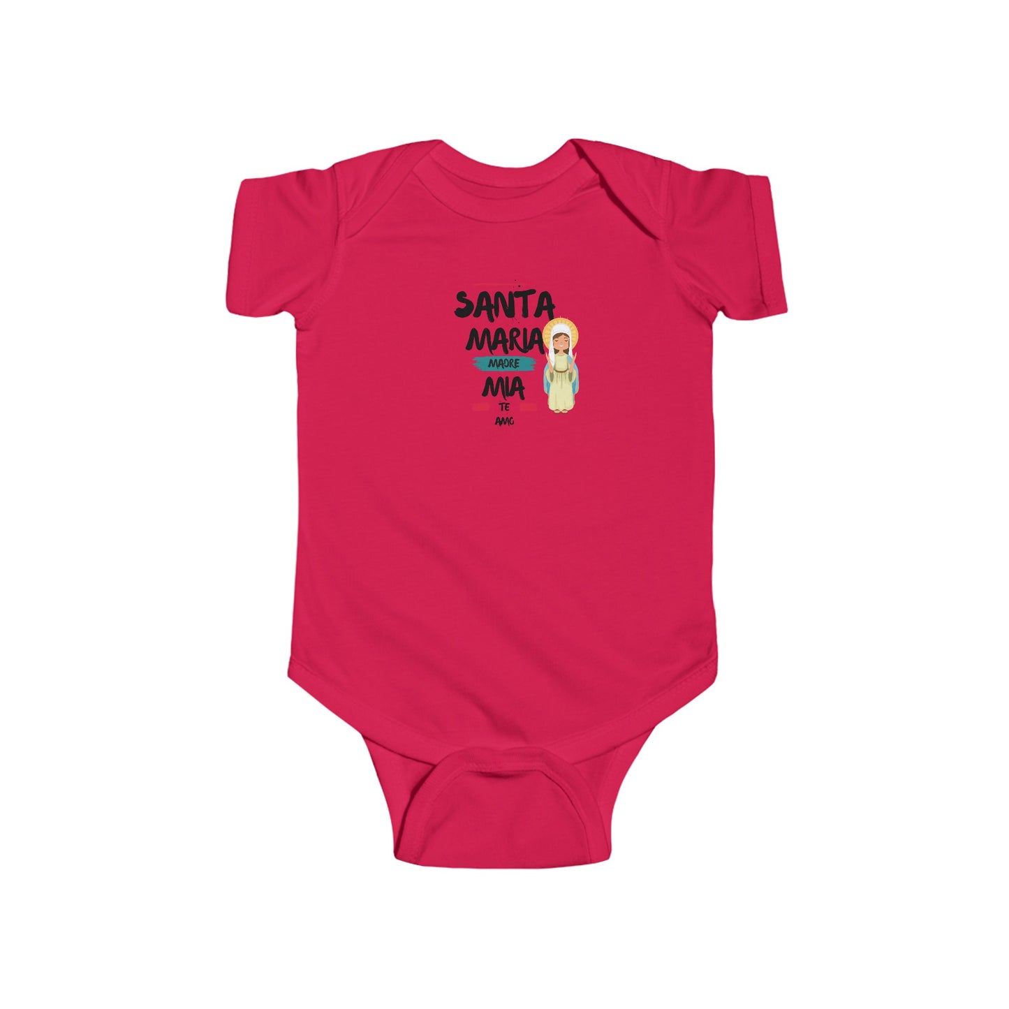 Santa Maria Te Amo- Unisex Infant Jersey Bodysuit