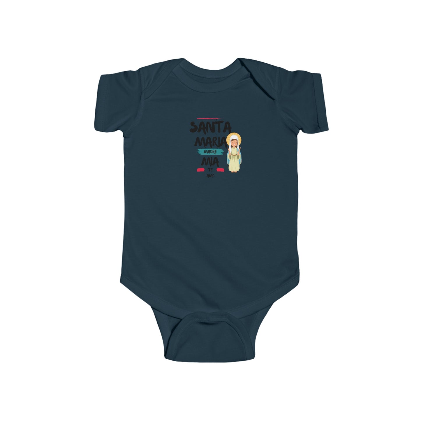 Santa Maria Te Amo- Unisex Infant Jersey Bodysuit