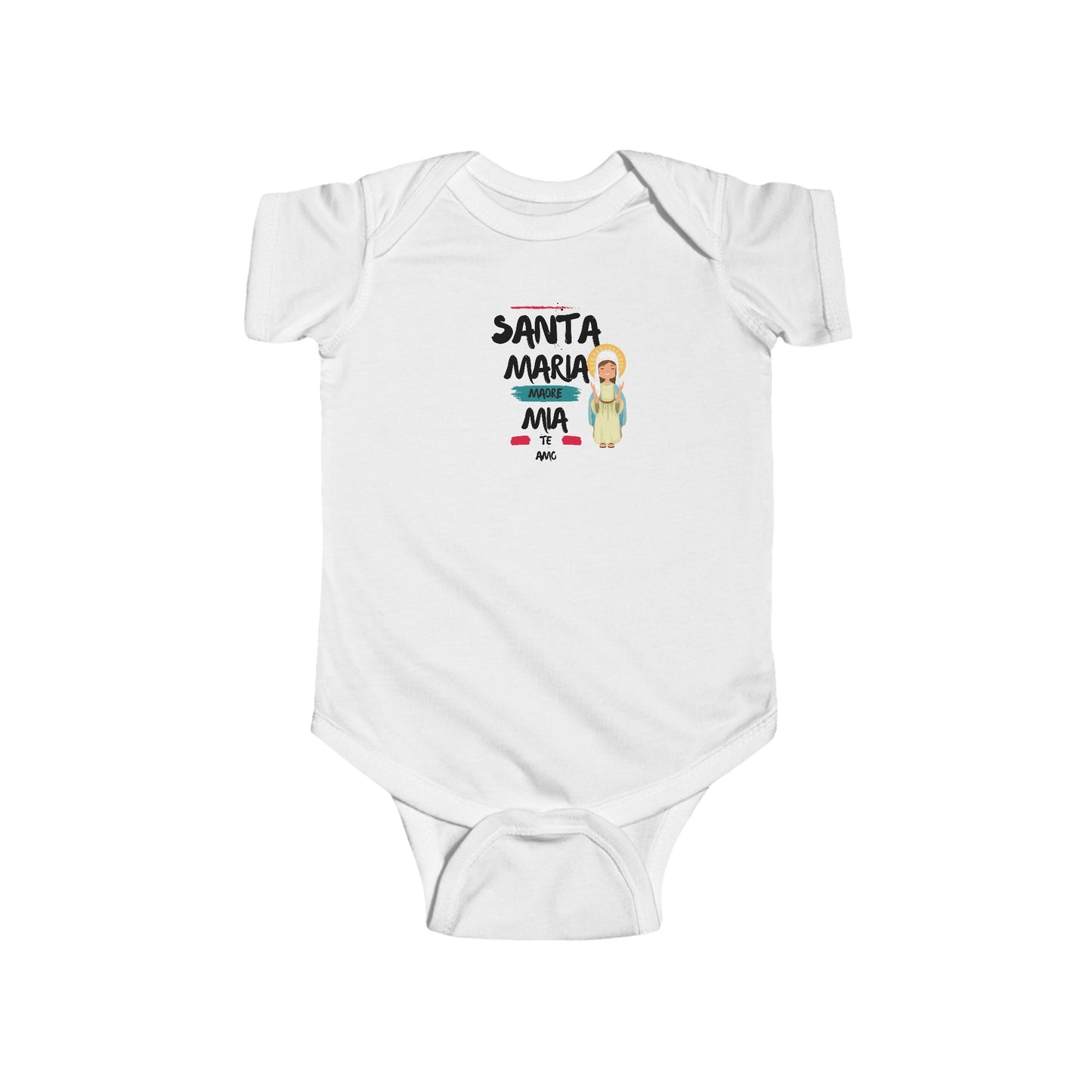 Santa Maria Te Amo- Unisex Infant Jersey Bodysuit