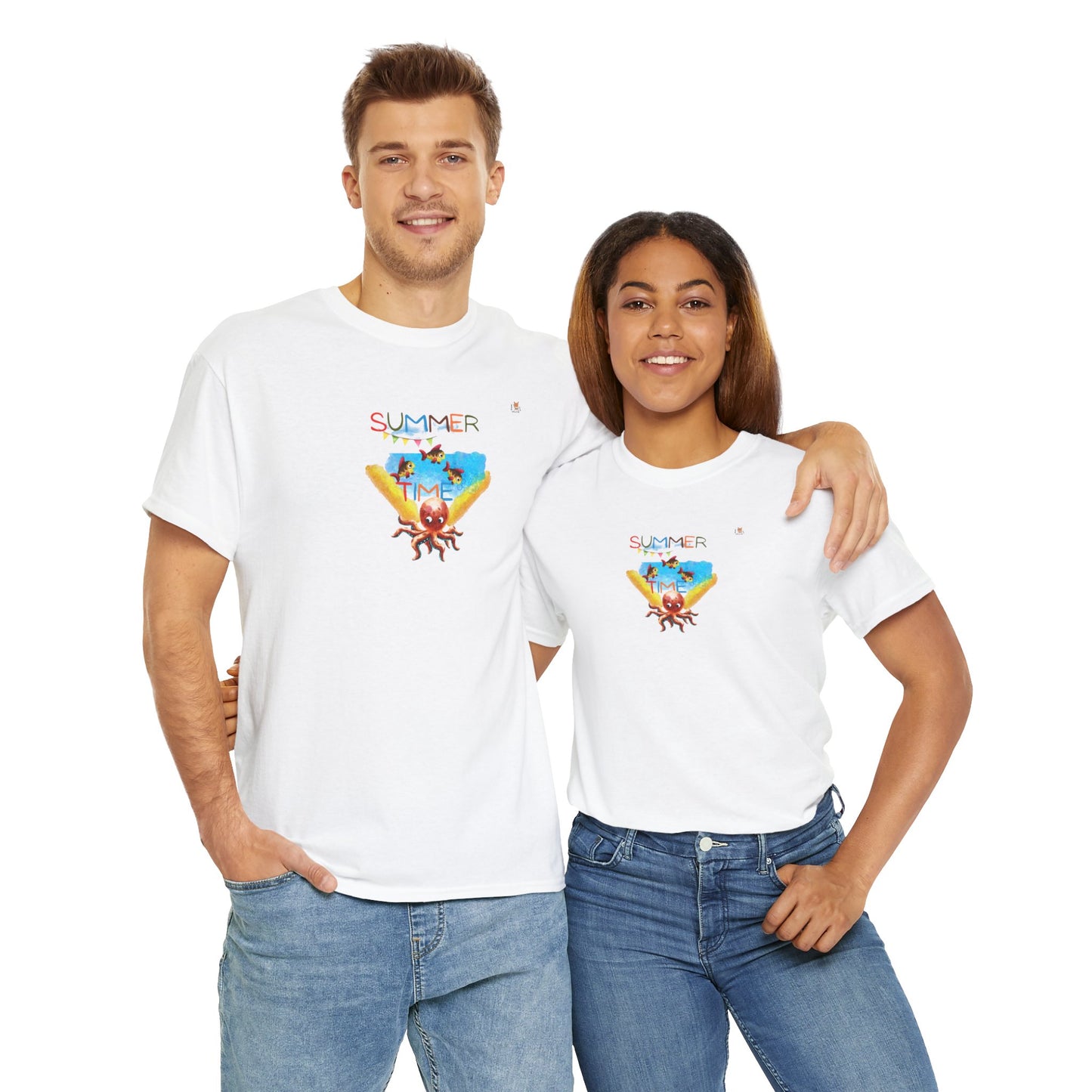 Octopus and Friends Good Time- T-Shirt