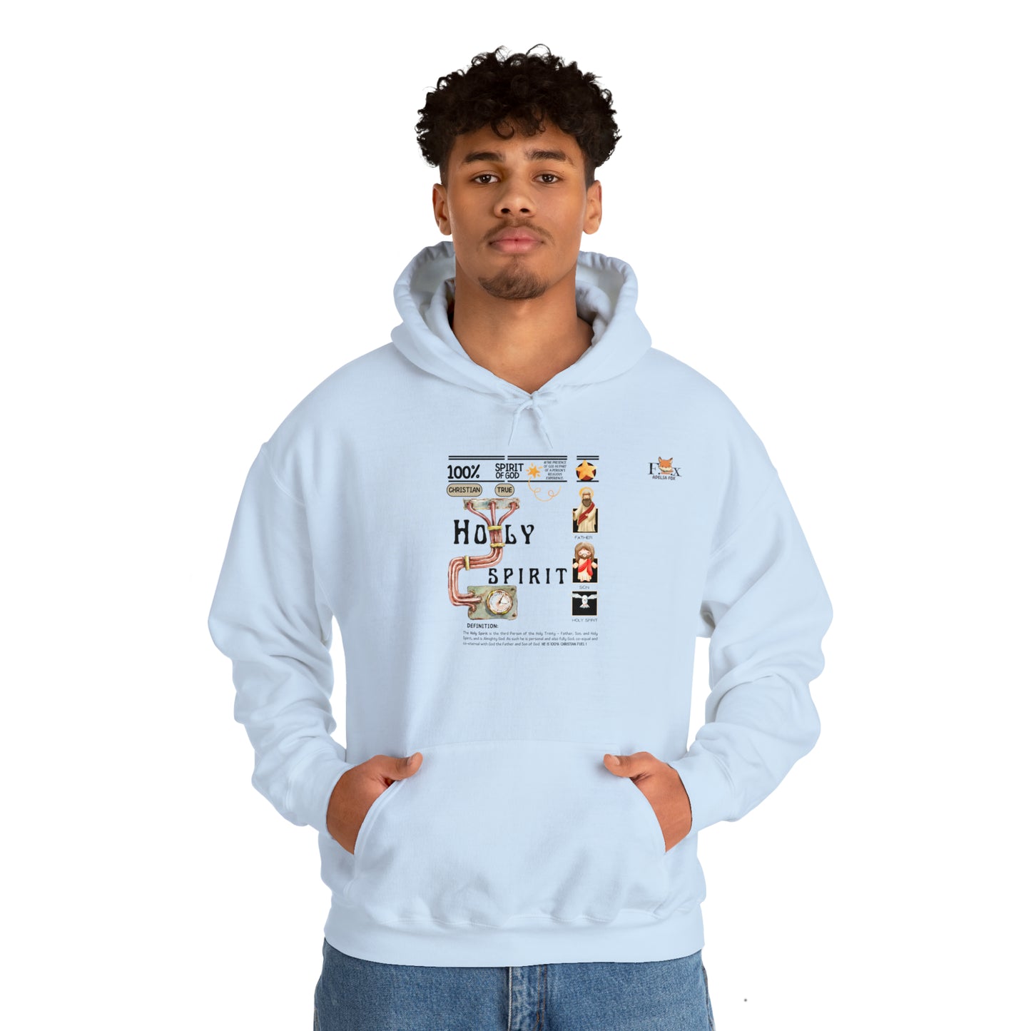 100% Holy Spirit- Unisex Hooded Sweatshirt