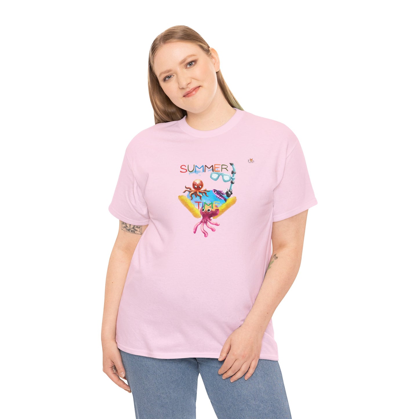 Summer and Octopus Good Time 1- T-Shirt
