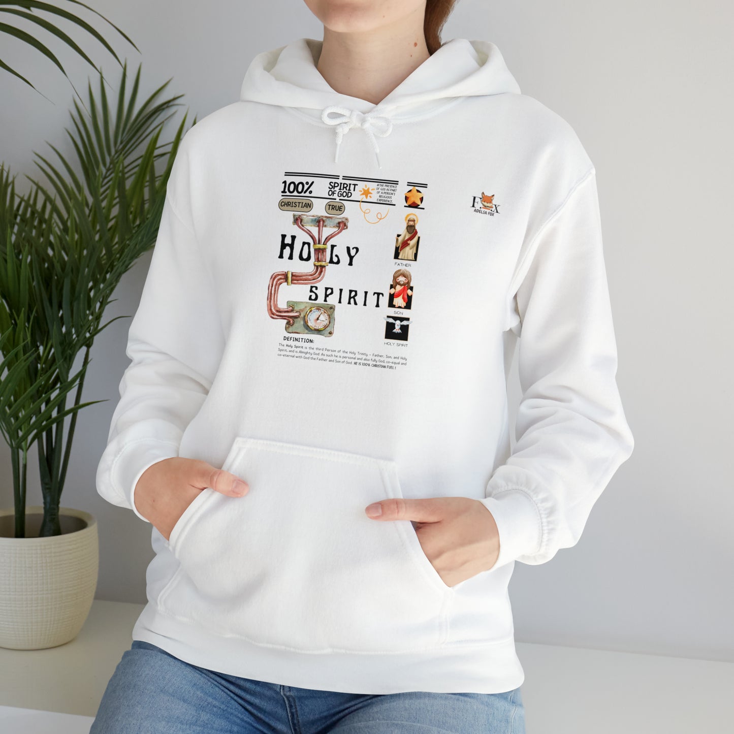 100% Holy Spirit- Unisex Hooded Sweatshirt