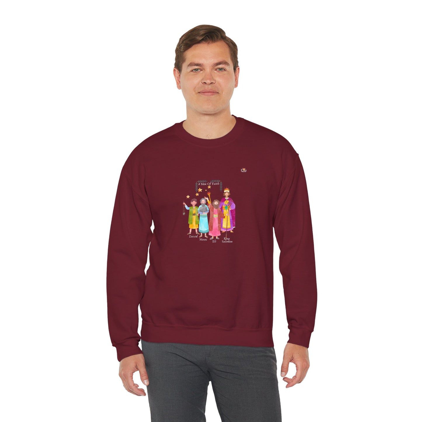 Men Of Faith- Unisex 2 sides -Crewneck Sweatshirt