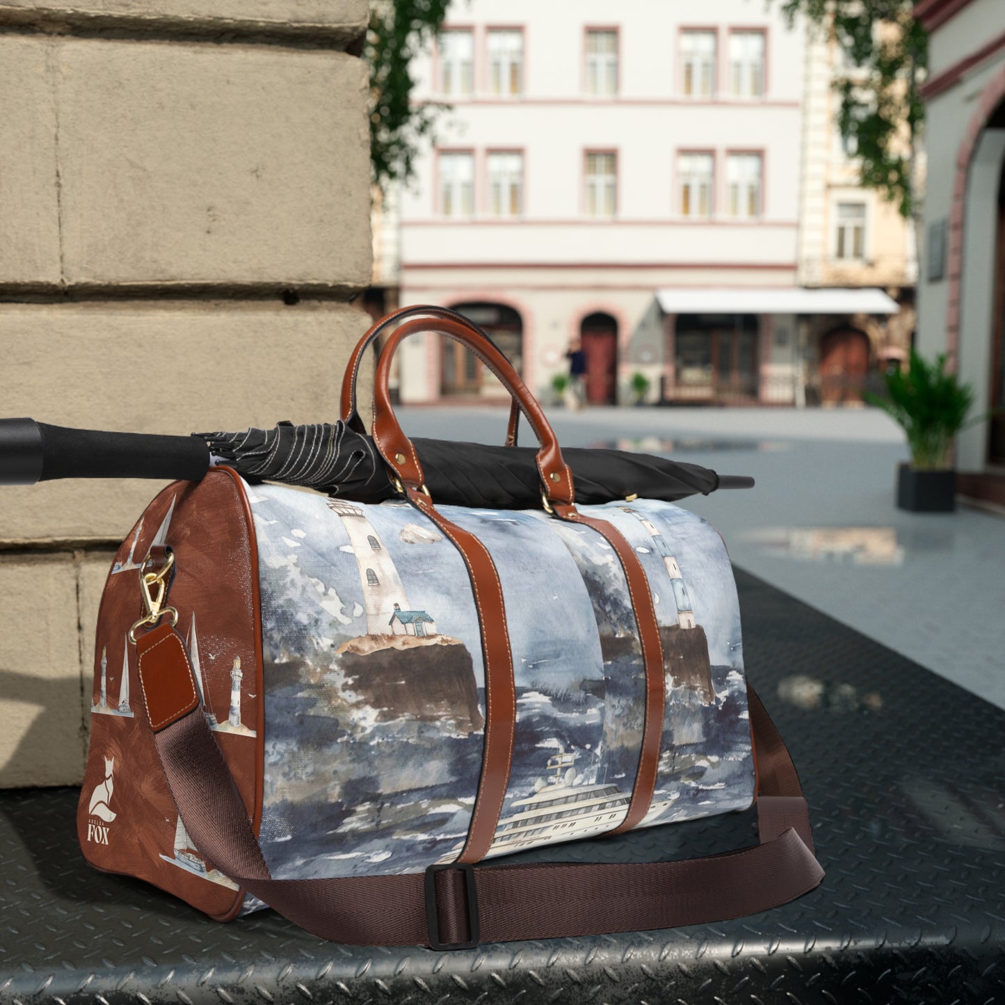 Sea & waves -Waterproof Travel Bag