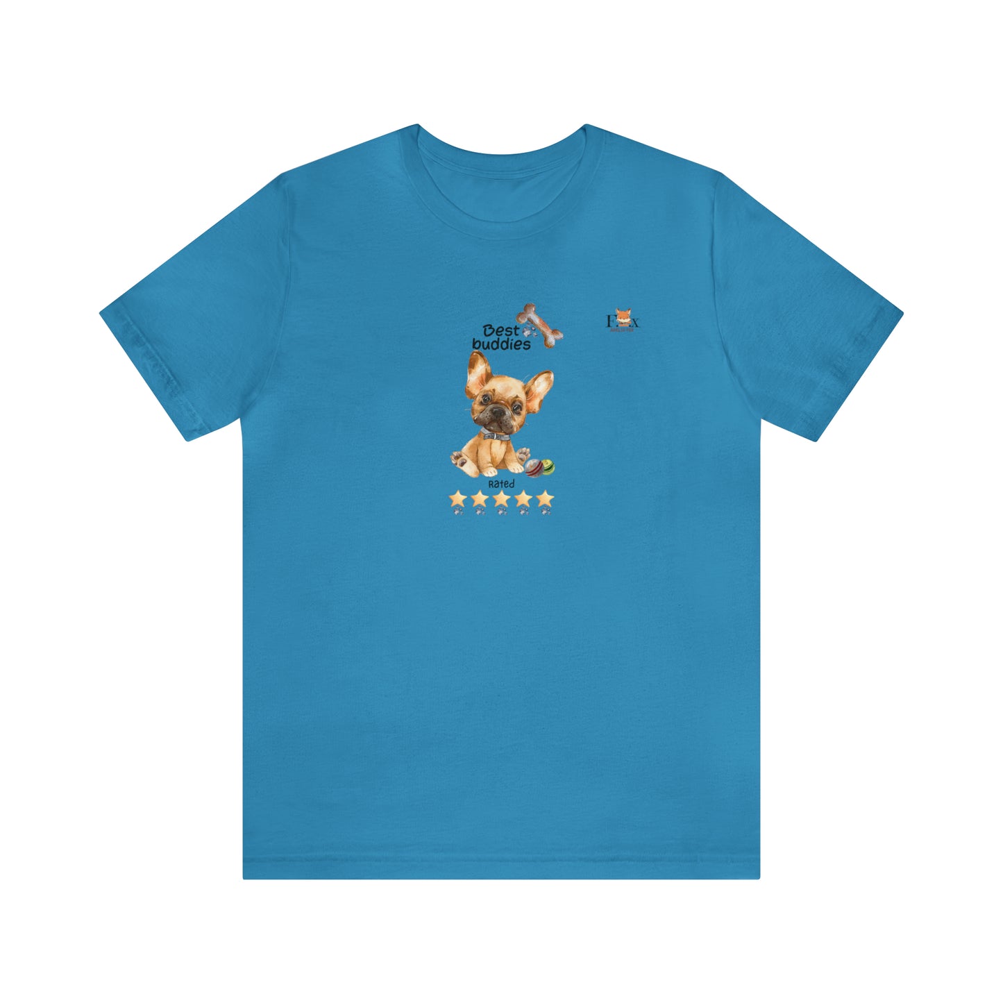 Best Buddies 5 stars & 5 paws - French Bulldog  Unisex T-Shirt