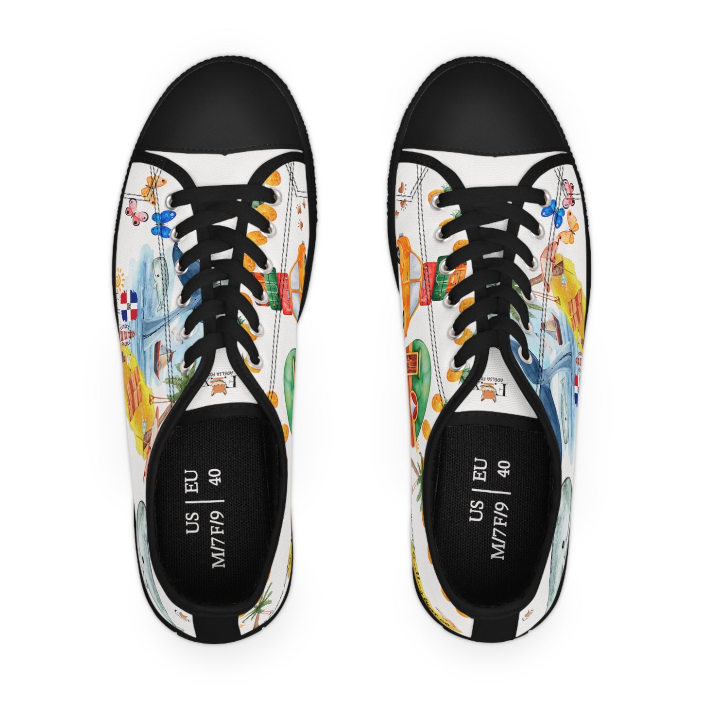 Dominican Republic is calling & i must Go- Travel Edition - White Background Sneakers
