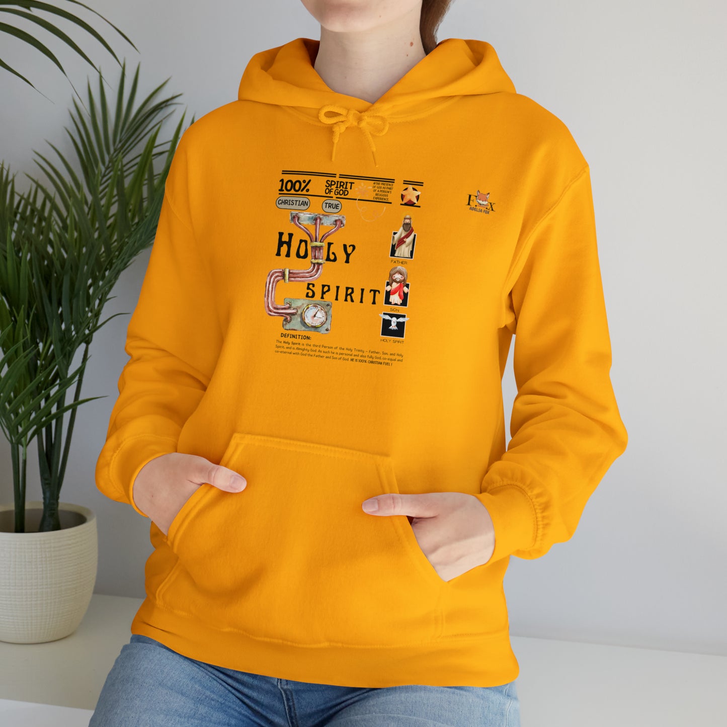 100% Holy Spirit- Unisex Hooded Sweatshirt