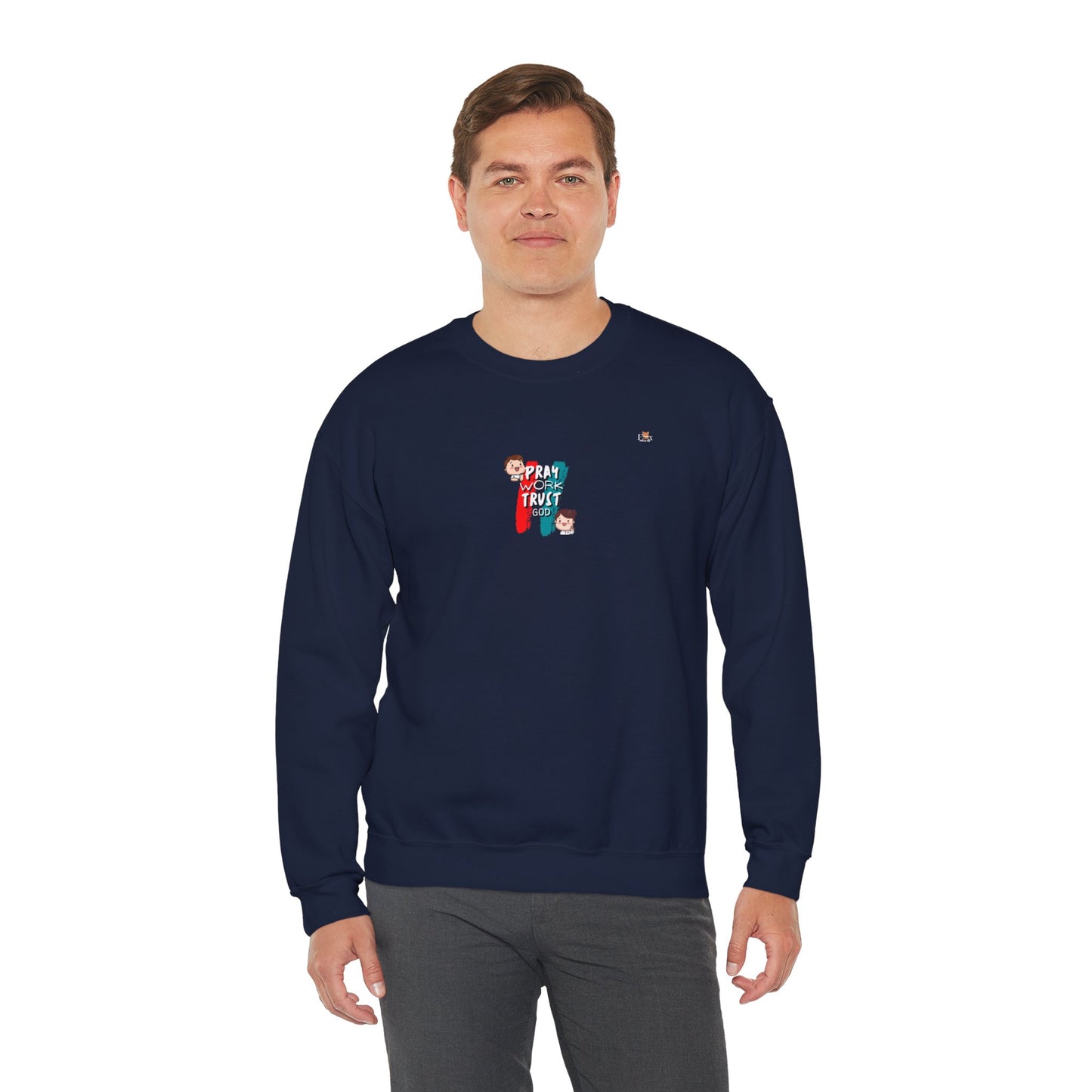 Trust God- Unisex Crewneck Sweatshirt