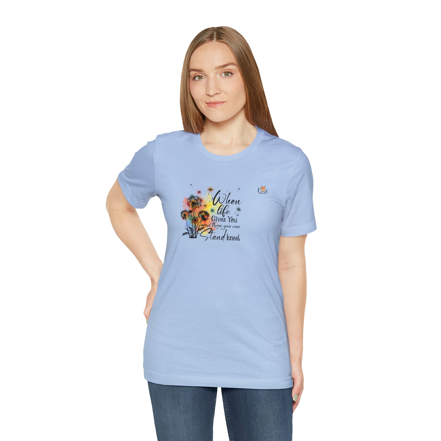 When life give you more than you can - Stand kneel-Unisex T-shirt