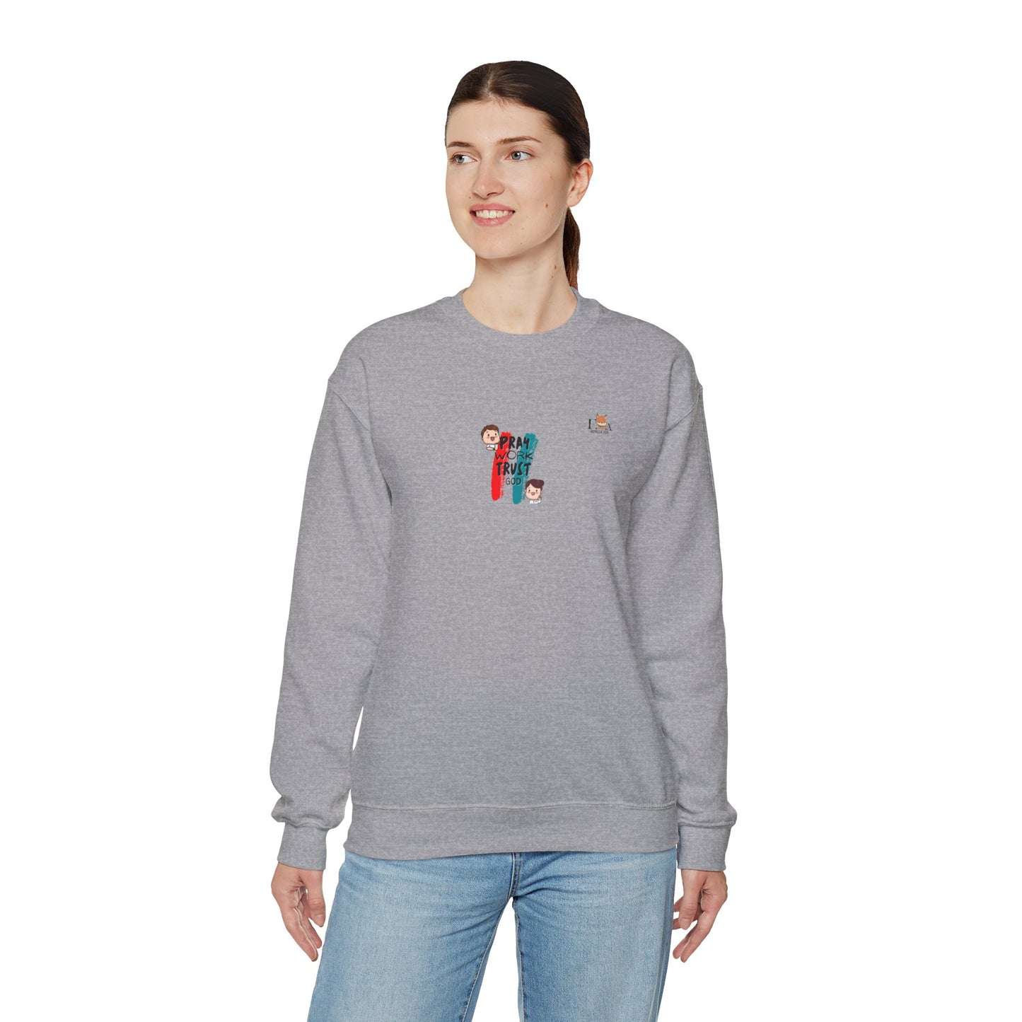 Trust God- Unisex Crewneck Sweatshirt