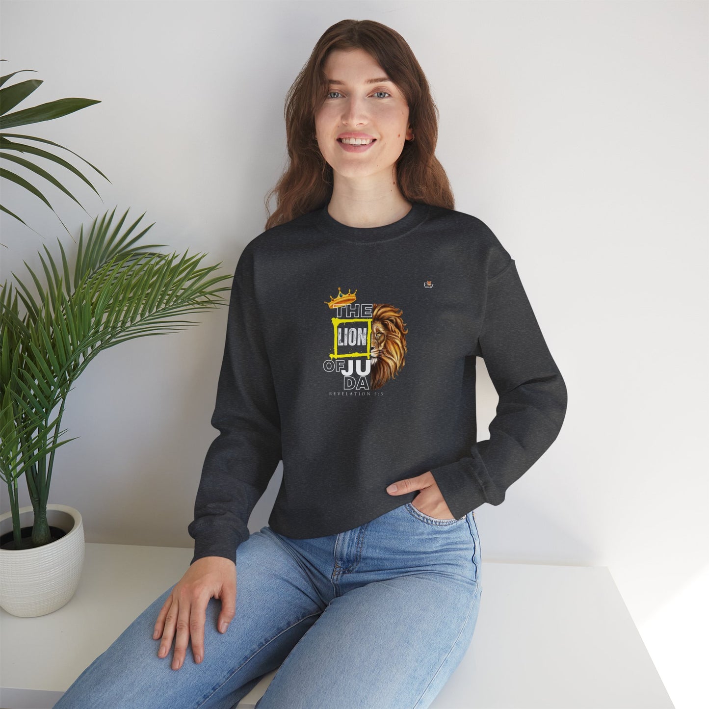 The Lion of Juda- Unisex Crewneck Sweatshirt