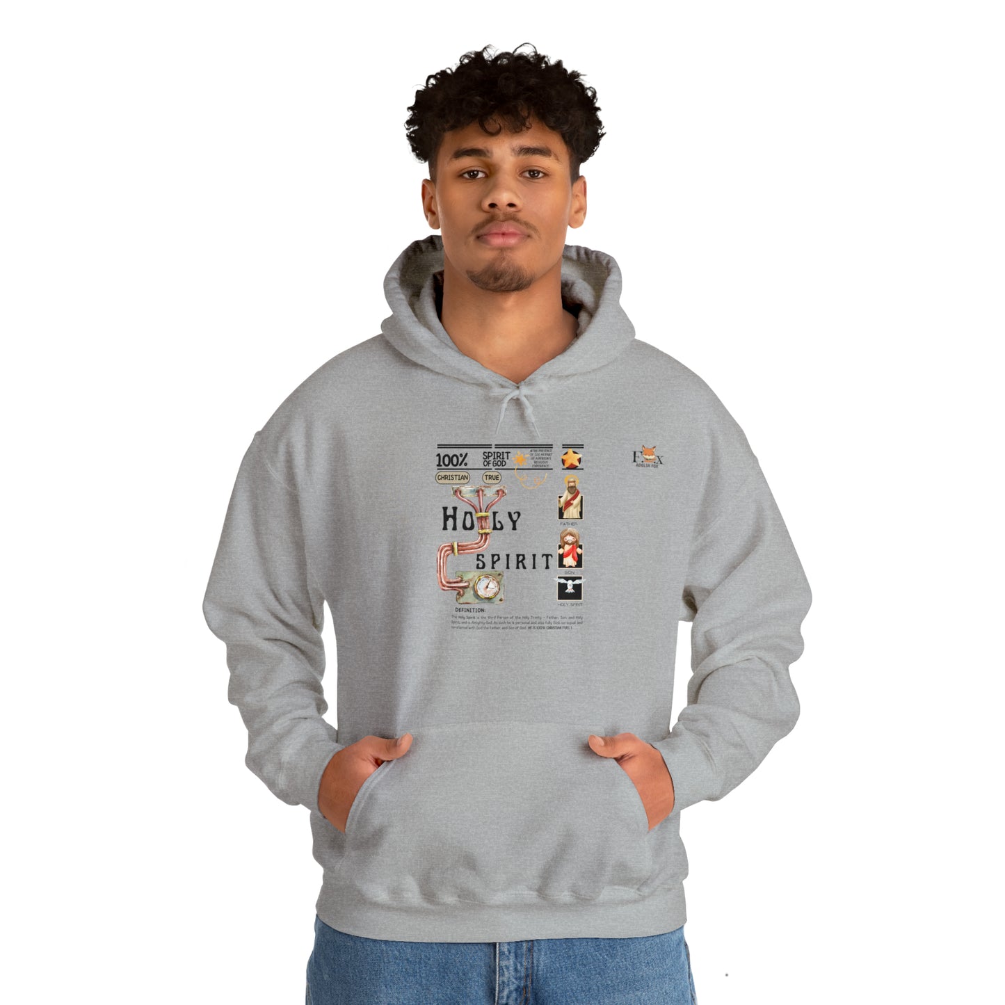 100% Holy Spirit- Unisex Hooded Sweatshirt