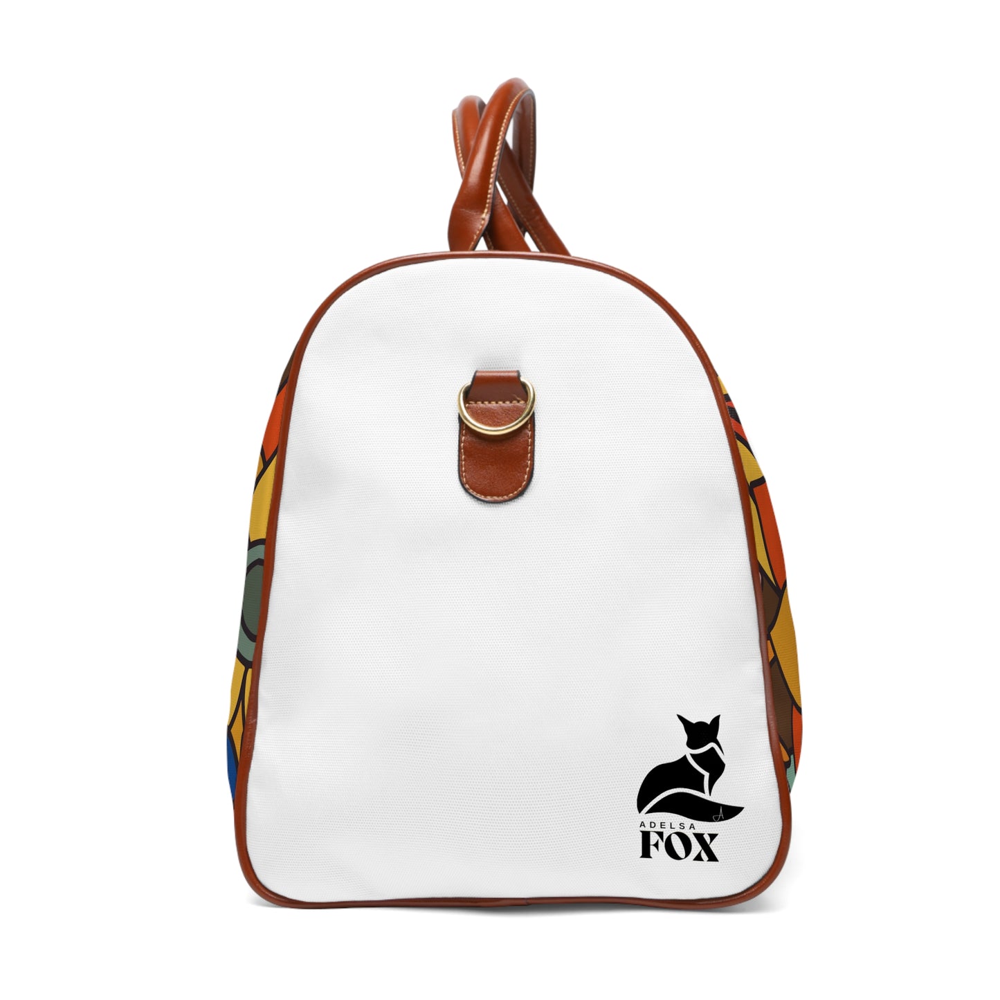 Peace & Love Vintage White sides -Waterproof Travel Bag