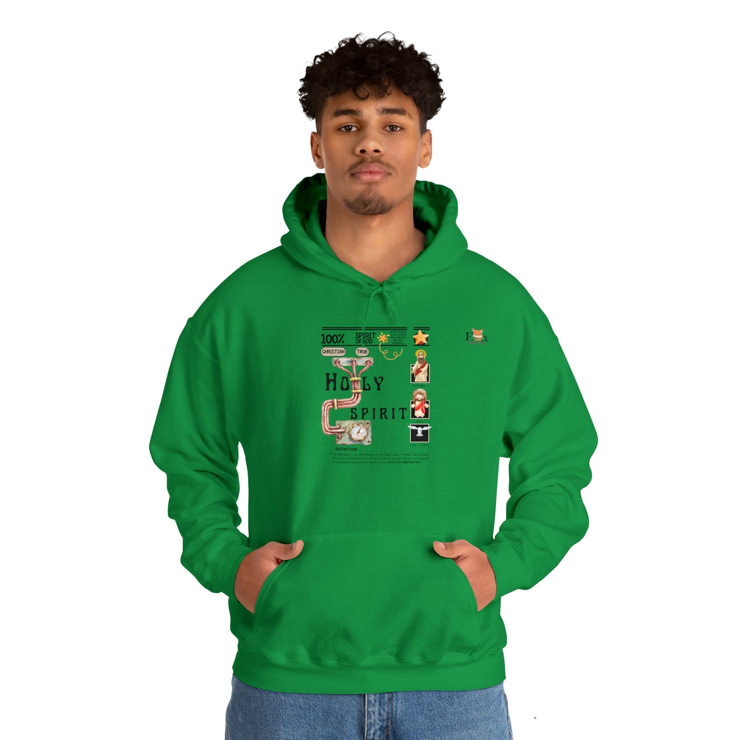100% Holy Spirit- Unisex Hooded Sweatshirt