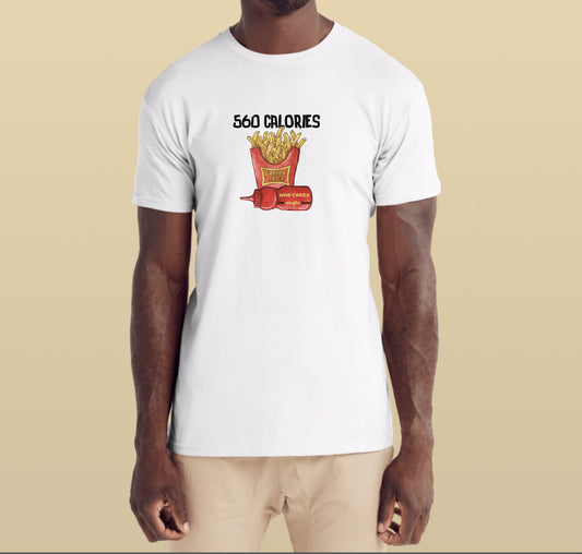I'm single & i love fries- Unisex T-Shirt