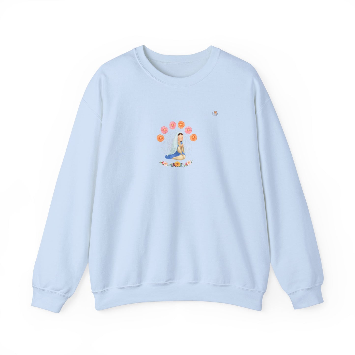 Europe- Mary Pray and Flowers- Unisex Crewneck Sweatshirt