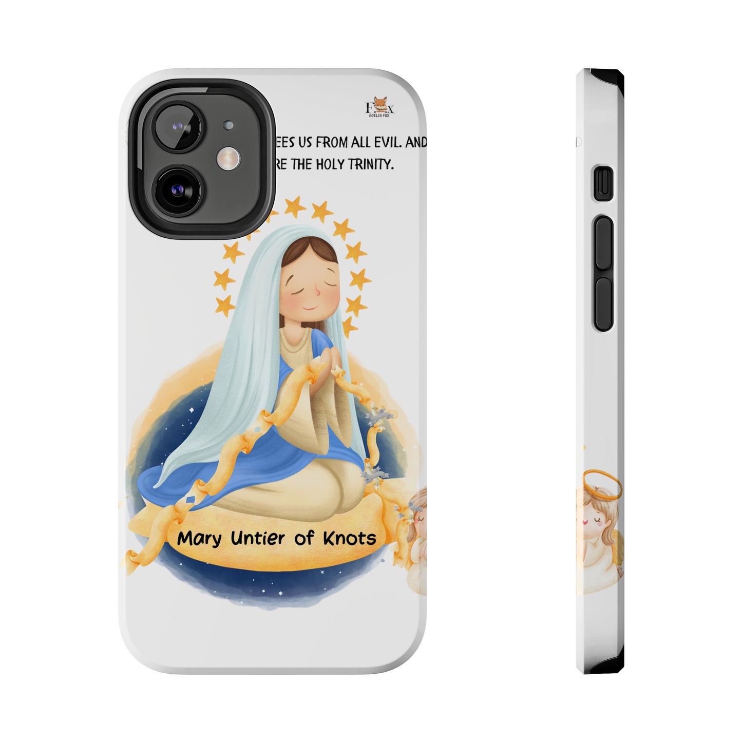 Mary Untier of knots- 25 sizes Tough Phone Cases